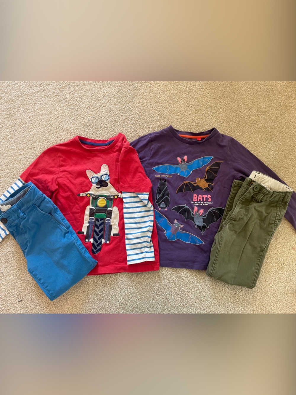 Boden and Gap longsleeve and pant bundle